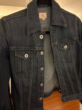 Ag Adriano Goldschmied Dark Indigo Denim Jacket